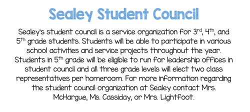 Sealey Student Council Program 